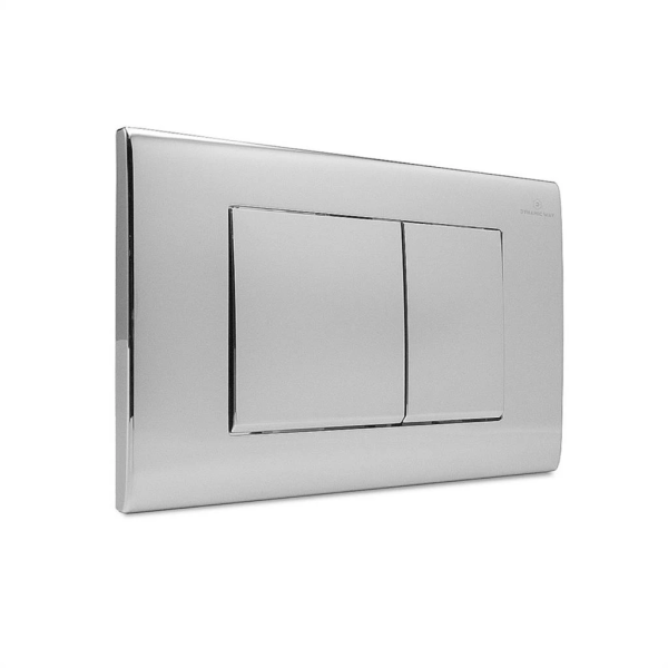 Dynamic Way bedieningsplaat Square glans chroom