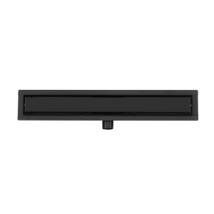 Dynamic Way douchegoot 70x7cm met tegelr + blind zwart rvs